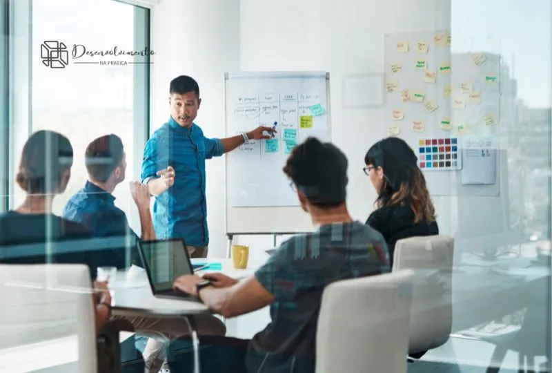 O que é engajamento coletivo em projetos de equipe? 
